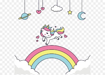 Adobe Illustrator Clip art - Happy to run the unicorn 