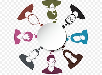 Adobe Illustrator Computer network - A group of people 