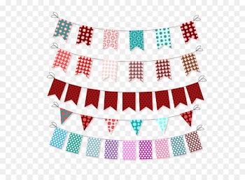 Adobe Illustrator Download - Color party pattern pull flag vector material 