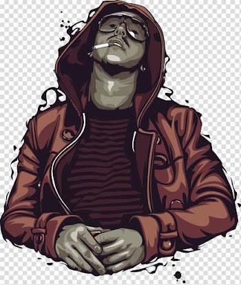 Adobe Illustrator Illustration, cool man transparent background PNG clipart