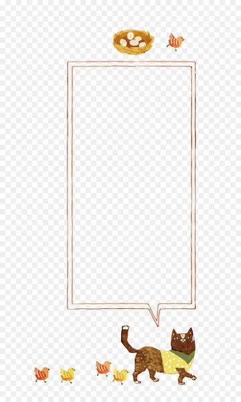 Adobe Illustrator Illustration - Vector cat border 