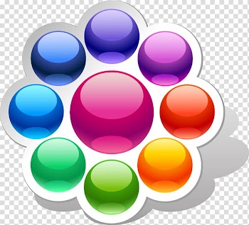 Adobe Illustrator Logo Sphere Icon, Abstract colored ball pattern transparent background PNG clipart