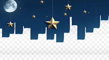 Adobe Illustrator - Moon star background material 