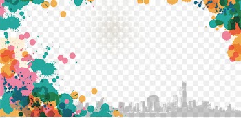 Adobe Illustrator Poster Fundal - Colorful ink graffiti 