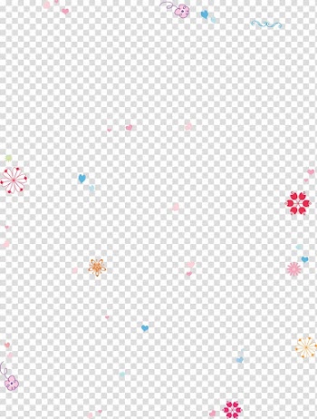 Adobe Illustrator, purple heart-shaped creative design diagram floral border transparent background PNG clipart