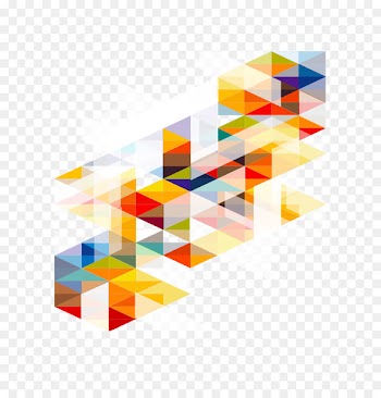 Adobe Illustrator Template - Colorful geometric fashion background vector material 