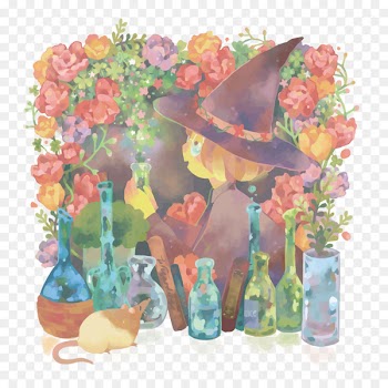 Adobe Illustrator - Vector Witch and Potions 