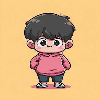 Adorable Chibi Boy Illustration