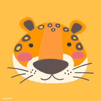 Adorable tiger graphic | Free stock vector - 44819