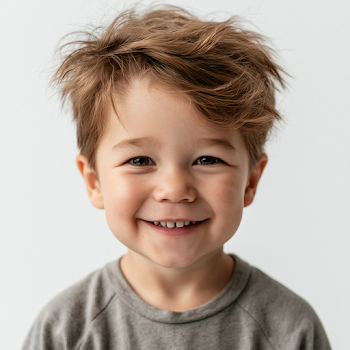Adorable Toddler with Innocent Smile