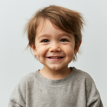 Adorable Toddler with Innocent Smile