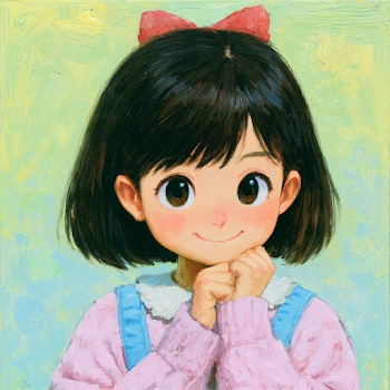 Adorable Young Girl with a Bow