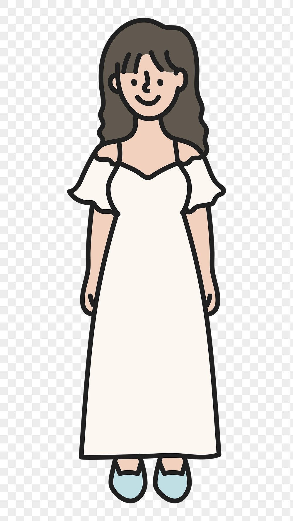 Adult woman png sticker, person | Free PNG Illustration - rawpixel