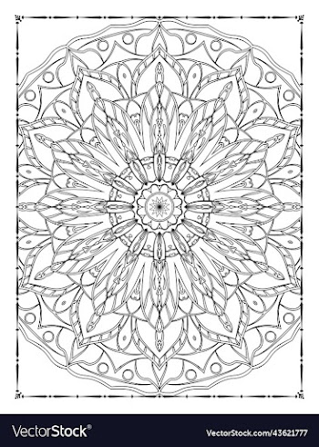 adults mandala coloring page for kdp