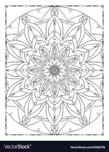 adults mandala coloring page for kdp