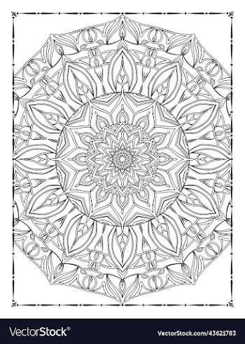 adults mandala coloring page for kdp