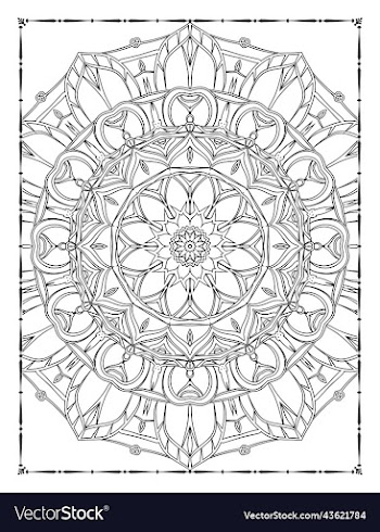 adults mandala coloring page for kdp