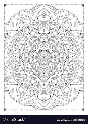 adults mandala coloring page for kdp