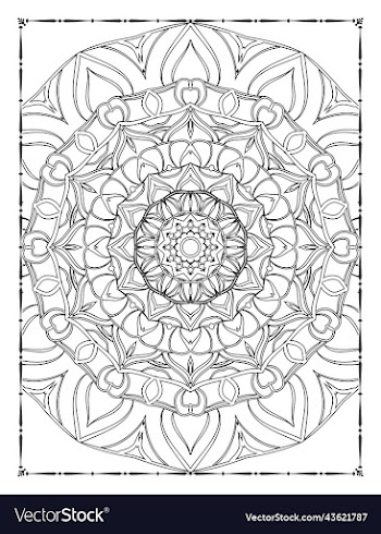 adults mandala coloring page for kdp