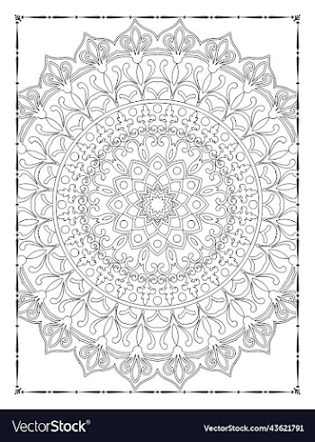 adults mandala coloring page for kdp