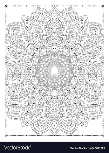 adults mandala coloring page for kdp