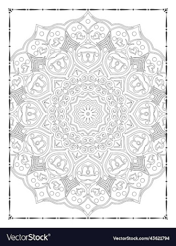 adults mandala coloring page for kdp