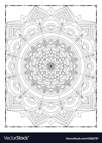 adults mandala coloring page for kdp