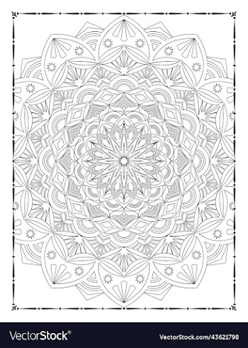 adults mandala coloring page for kdp