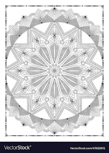 adults mandala coloring page for kdp