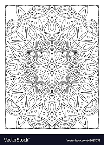 adults mandala coloring page for kdp