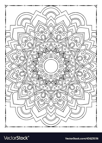 adults mandala coloring page for kdp