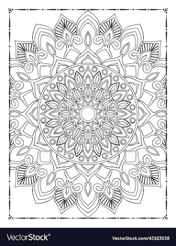 adults mandala coloring page for kdp