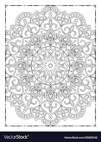 adults mandala coloring page for kdp