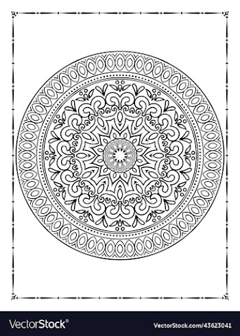 adults mandala coloring page for kdp