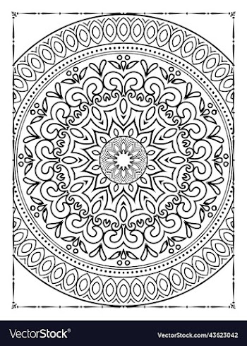 adults mandala coloring page for kdp