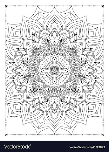adults mandala coloring page for kdp