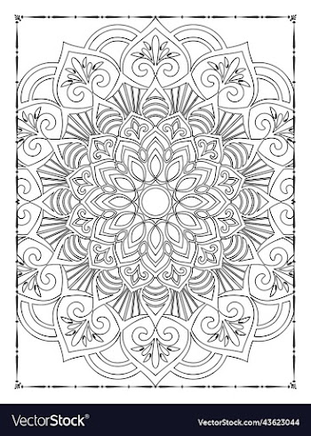 adults mandala coloring page for kdp