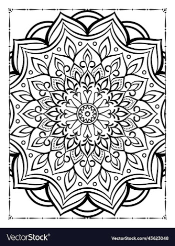 adults mandala coloring page for kdp