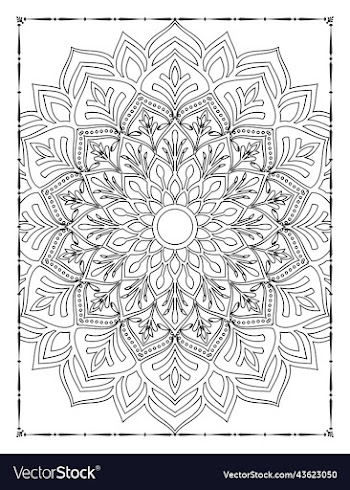 adults mandala coloring page for kdp