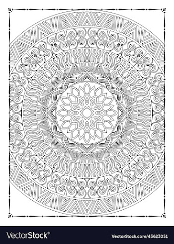 adults mandala coloring page for kdp