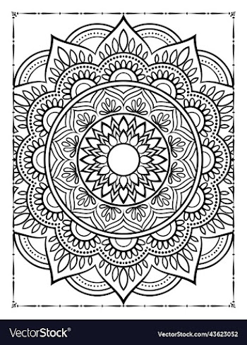 adults mandala coloring page for kdp
