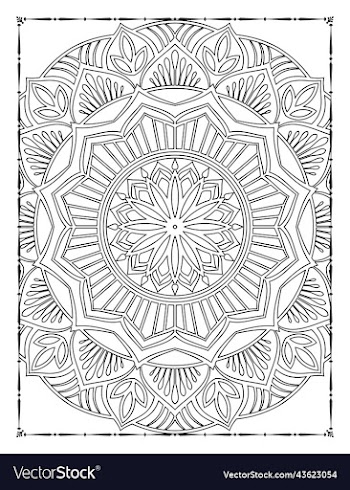 adults mandala coloring page for kdp