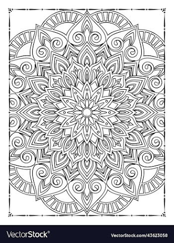 adults mandala coloring page for kdp