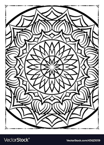 adults mandala coloring page for kdp