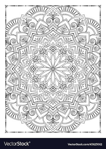 adults mandala coloring page for kdp