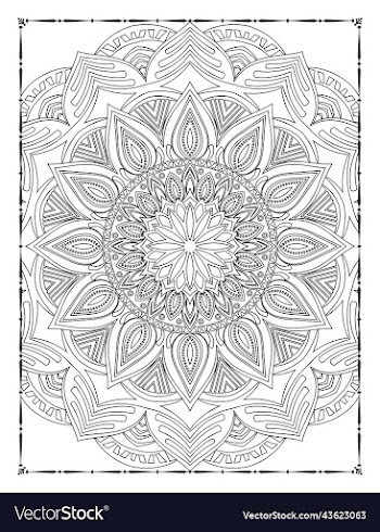 adults mandala coloring page for kdp