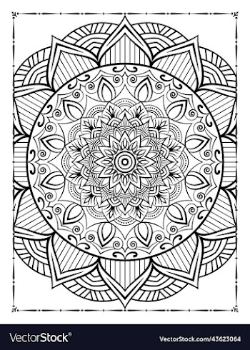 adults mandala coloring page for kdp