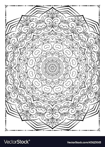 adults mandala coloring page for kdp