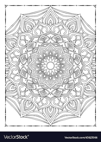 adults mandala coloring page for kdp