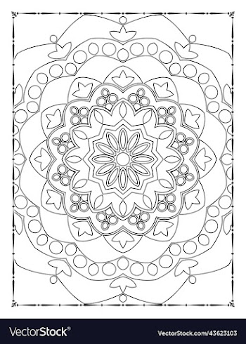 adults mandala coloring page for kdp